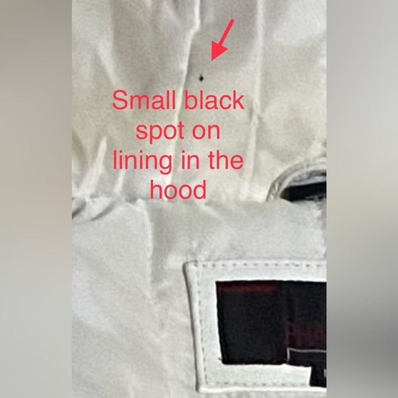 Phase Two White Rabbit Fur Jacket Leather Trim  Size Medium Womens Winter Coat - Picture 10 of 14